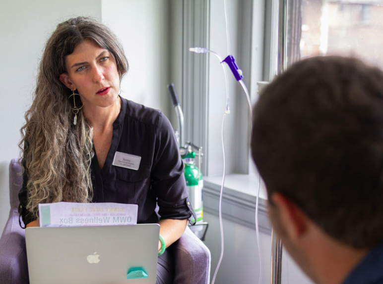 OWM provider discussing preventive care options with a patient during a consultation